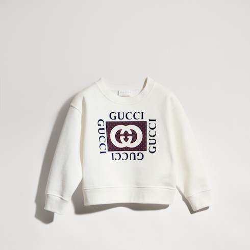 Sweat-shirt pour enfant en coton avec imprimé