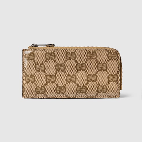 Gucci x 安藤七宝店 日本限定 カードケース ・ベージュ＆ブルー GG