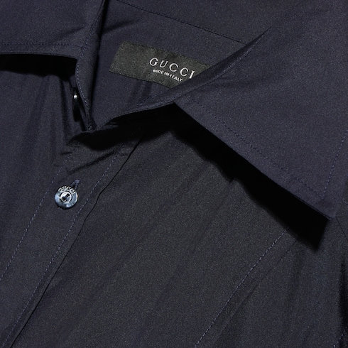 Camisa de popelina de seda