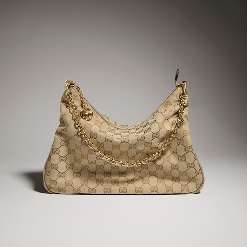 Sac à épaule Lady Lunetta Chain moyen format