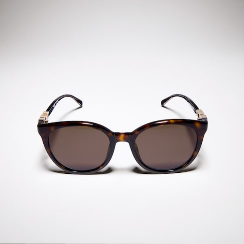 Low nose bridge fit round sunglasses