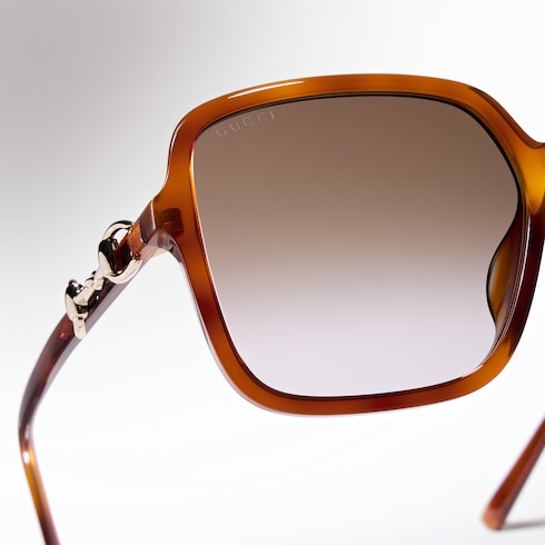 Butterfly-frame sunglasses