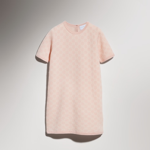 Children's GG wool jacquard dress