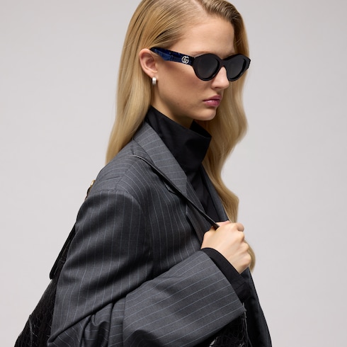 Cat-eye frame sunglasses
