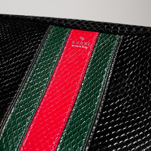 Web Trademark python small crossbody bag
