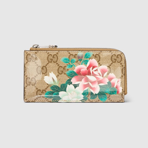 Gucci x 安藤七宝店 日本限定 カードケース ・サンド＆ブラウン GG