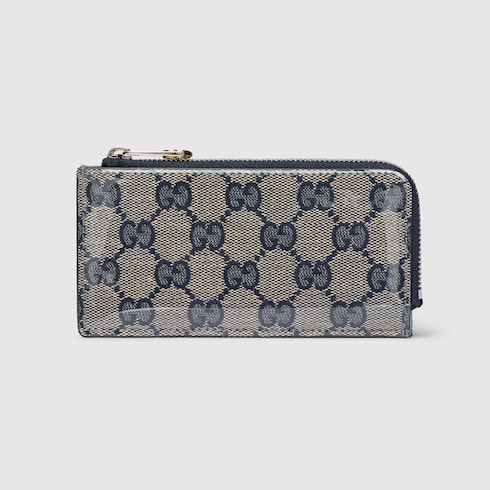 Gucci x 安藤七宝店 日本限定 カードケース ・ベージュ＆ブルー GG