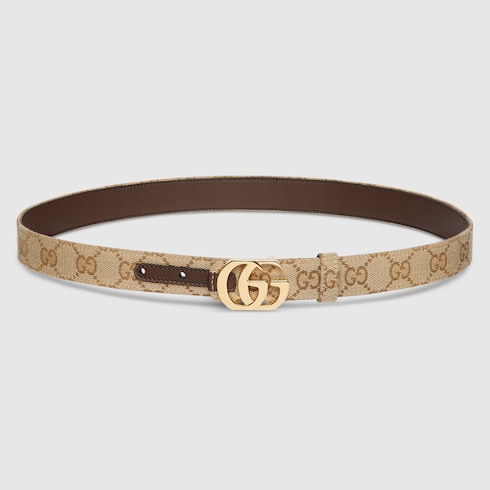 GUCCI 〔カット GGエンブレム〕リバーシブル ベルト