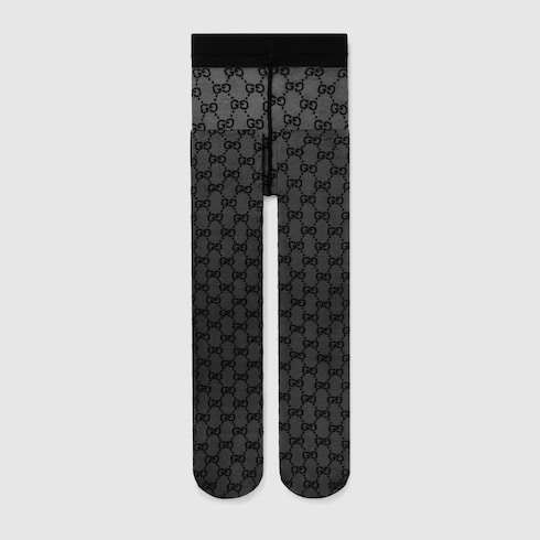 GG stretch nylon tights in black | GUCCI® ZA