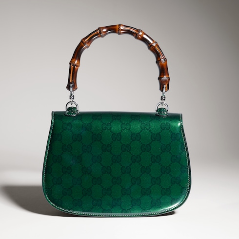 Gucci x Ando Cloisonné Bamboo 1947 small bag