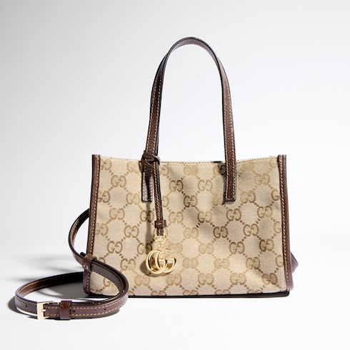 Small tote bag with Double G charm