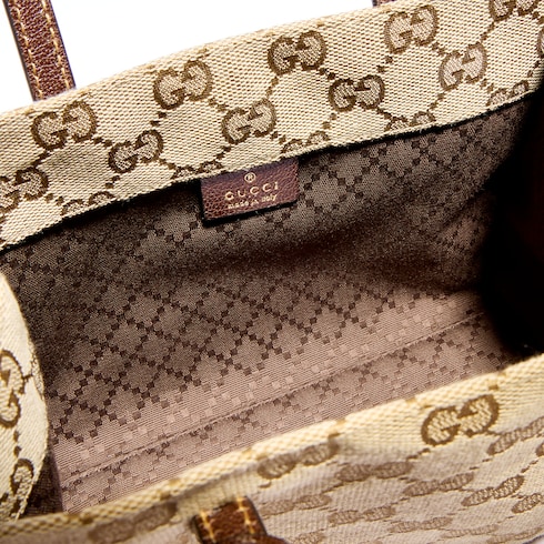 Small tote bag with Double G charm