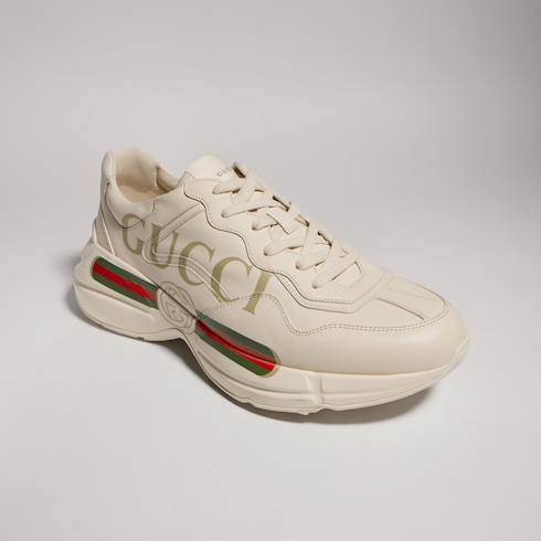 Men's Rhyton trainer with Gucci logo