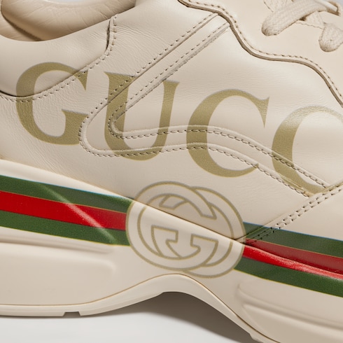 Men's Rhyton trainer with Gucci logo