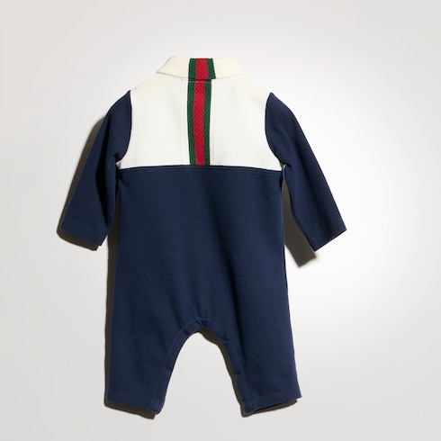 Combinaison pour bébé en coton avec bande Web