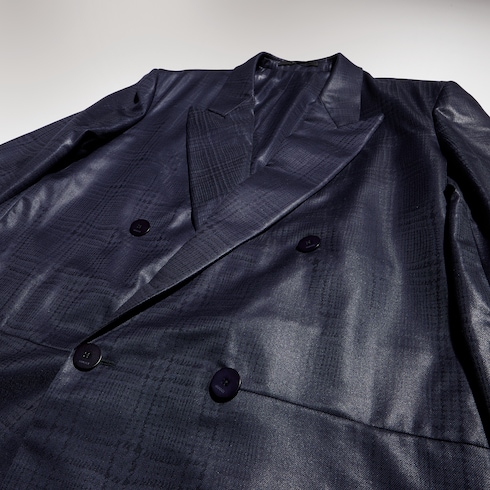 Prince of Wales chintzed wool jacket