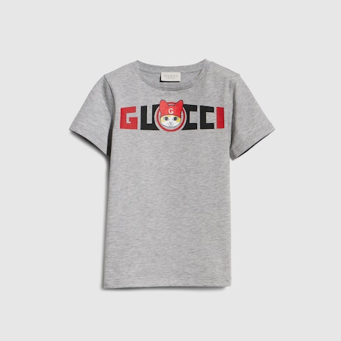 チルドレンズ〕ヒグチユウコ プリント コットン Tシャツ ・ライト