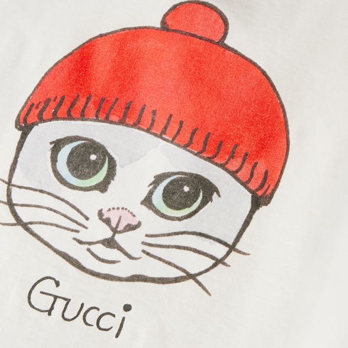 تي شيرت من القطن بطبعة للأطفال