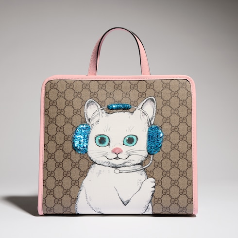 Bolso tote infantil con GG