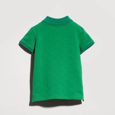 Polo de algodón con GG para bebé