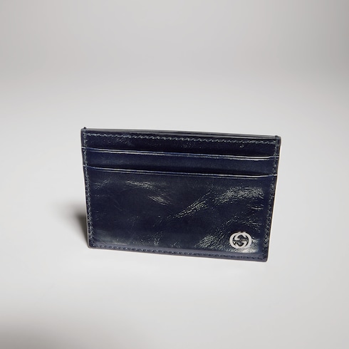 Card case with Interlocking G