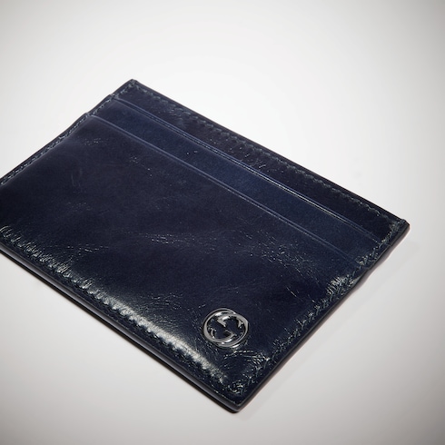 Card case with Interlocking G