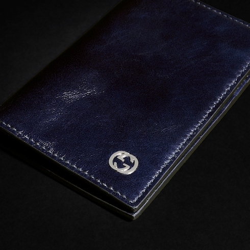 Card case wallet with Interlocking G