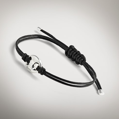 Pulsera de cordón con cadena Marina