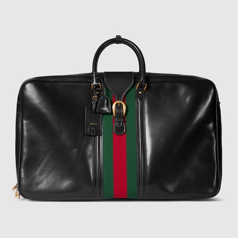 GUCCI ウェブ ストライプ付き ラージ ソフト スーツケース