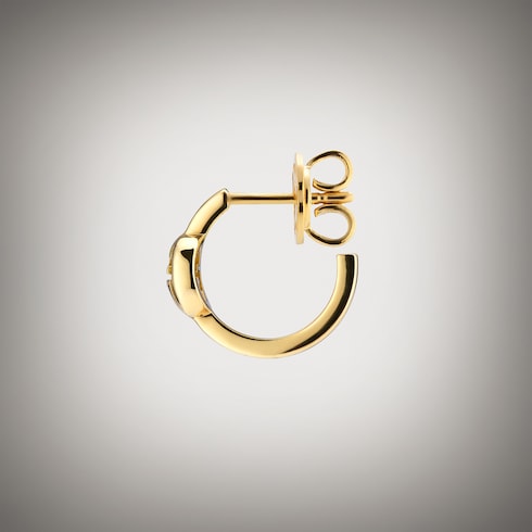 Créoles 18 carats Gucci Interlocking