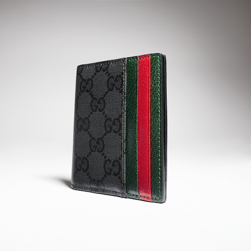 Bi-fold wallet with Web card slots