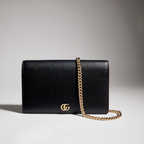 GG Marmont wallet on chain