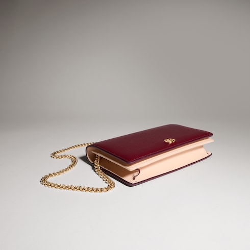 GG Marmont wallet on chain