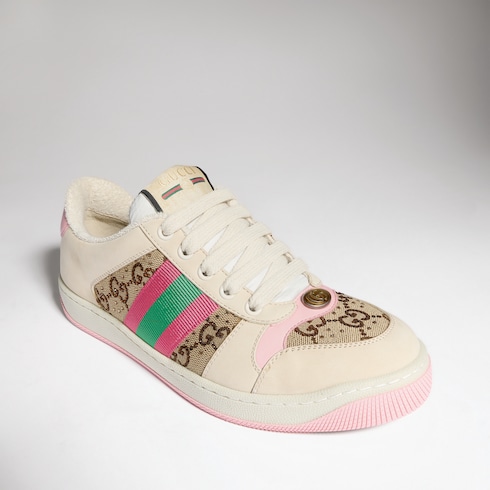 Sneaker Screener donna con cristalli GG
