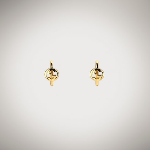 Créoles 18 carats Gucci Interlocking