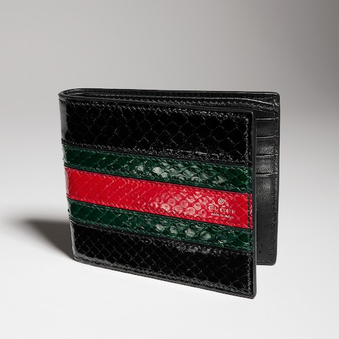 Web Trademark Python Faltbrieftasche