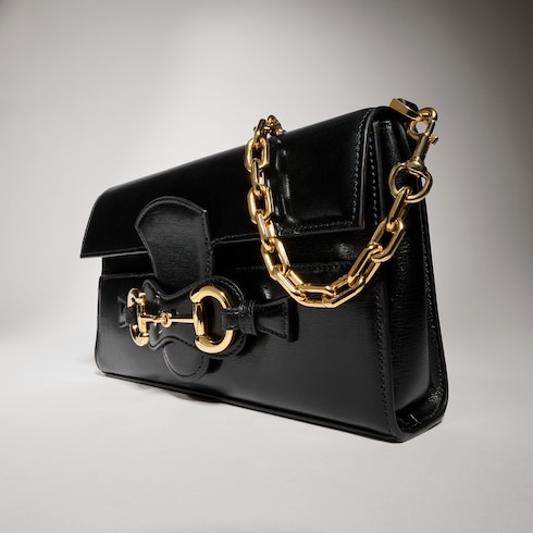 Bolsa para el hombro mediana Horsebit Ristretto