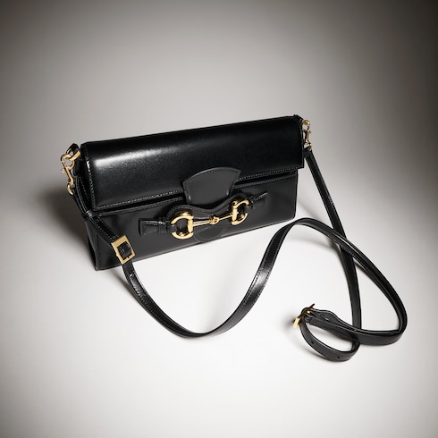 Bolsa para el hombro mediana Horsebit Ristretto