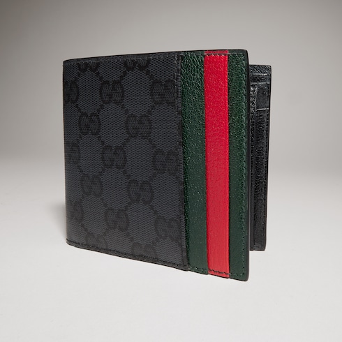 Bi-fold wallet with Web card slots