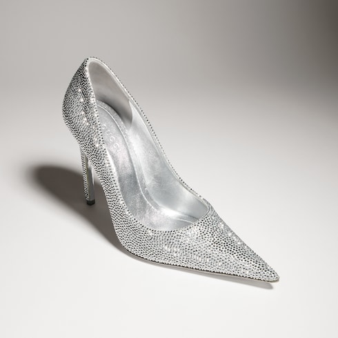 Damen Donna Pumps mit Kristallen