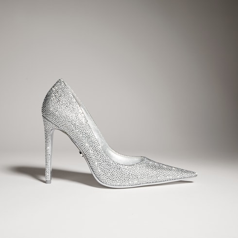 Damen Donna Pumps mit Kristallen