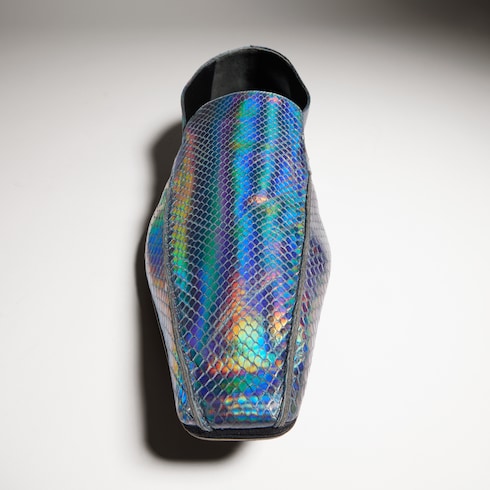 Men's Giovanni python loafer