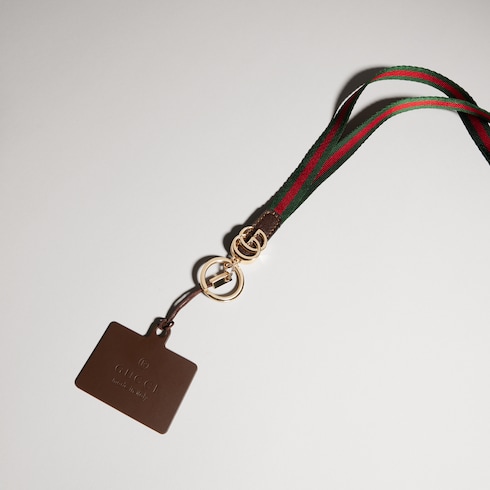 Lanyard phone holder with Web