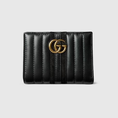 グッチ ジェットセット GGマーモント〕スモール ウォレット ・ブラック