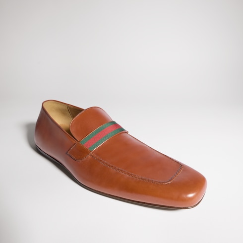 Mocassins avec bande Web pour homme