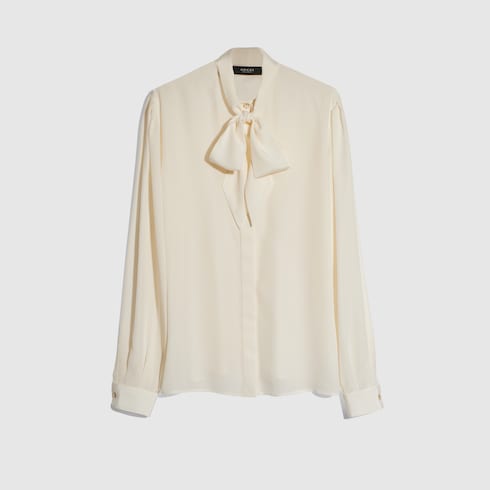 Silk crêpe de chine shirt