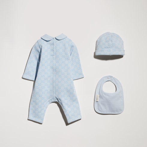 Baby printed cotton gift set