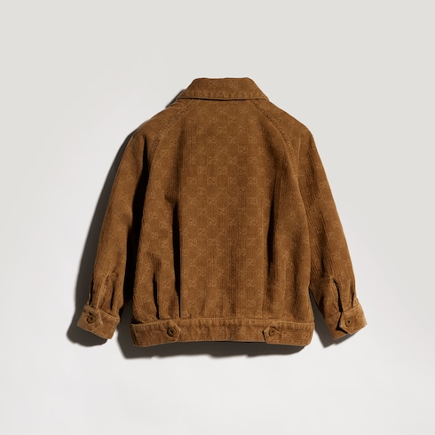 Children's printed corduroy jacket