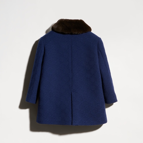 Children's GG wool coat