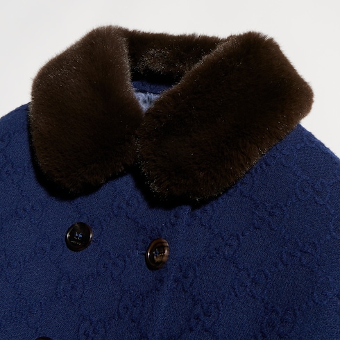 Children's GG wool coat